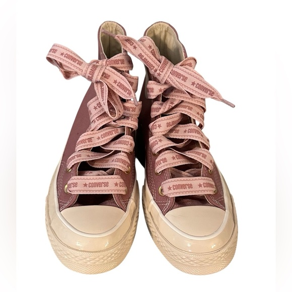 Converse All Star Chuck Taylor High Top Women’s Shoes 6 Pink Sneakers - Picture 4 of 11